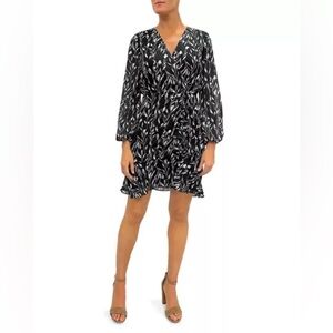 NWT Sam Edelman Floral Ruched Wrap Dress